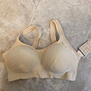 True Kind no wire bra NWT XL nude.